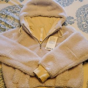 Lululemon textured fleece half zip